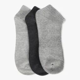 Men Pack of 3 Ribbed Ankle Length Socks-image-89