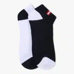 Men Pack of 2 Colourblock Athletic Ankle Length Socks-image-86