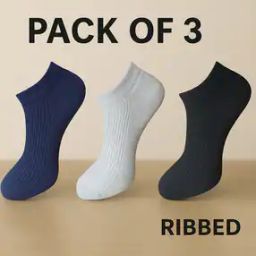 Men Pack of 3 Ankle-Length Socks-image-69