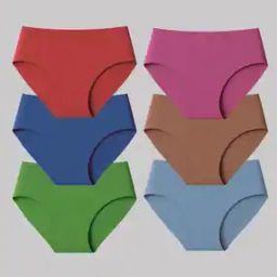 Pack of 6 Women High-Rise Briefs-image-83