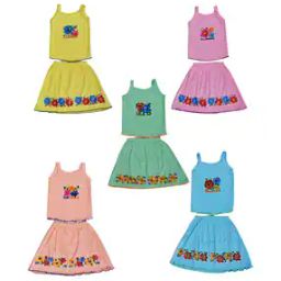 Infants Pack Of 5 T-shirt And Skirt Set-10