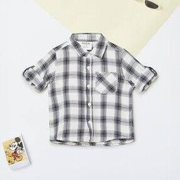 max Boys Checked Stylised Fit Shirt-picture-32