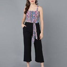 Printed Square-Neck Jumpsuit-16
