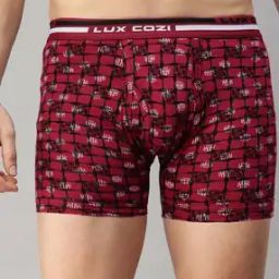 Men Pack of 3 Printed Trunks with Elasticated Waist-18