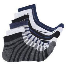 Men Pack of 6 Striped Ankle-Length Socks-image-62