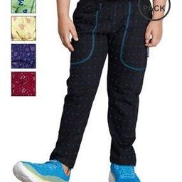 Boys Pack of 5 Printed Fitted Track Pants-20