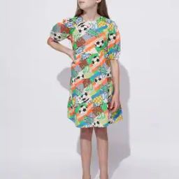 Girl Abstract A-line Dress-image-26