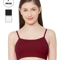 Pack of 3 Scoop-Neck Camisoles-image-13