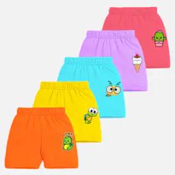 Pack of 5 Graphic Print Shorts-image-57