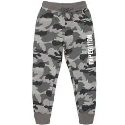 Boys Camouflage Print Joggers-15