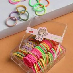 Set of 60 Girls Hair Ties-image-2