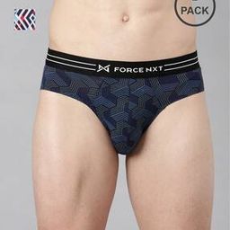 Men Pack of 2 Printed Briefs with Elasticated Waist-picture-52