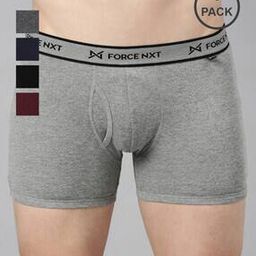 Pack of 5 Men Trunks with Elasticated Waist-image-39