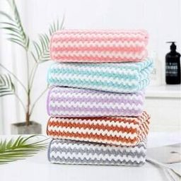 Collections Super Soft Microfiber Designer Hand Towels-image-11