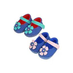 Girls Set of 2 Mid-Top Shoes with Flower Accent-31