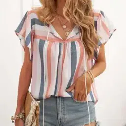 leia Women Striped Regular Fit Top -picture-17