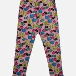 Girls Graphic Print Leggings-picture-13