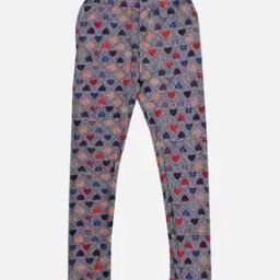 Girls Graphic Print Leggings-image-101