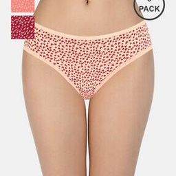 Pack of 3 Three-Fourth Coverage Low-Rise Bikini Panties - PPK33102-picture-21