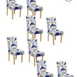 Set of 8  Slipcover Washable Chair Covers-42