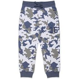 Boys Camouflage Print Joggers with Elasticated Drawstring Waist-2