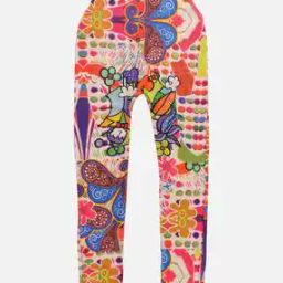 Girls Graphic Print Ankle-Length Leggings-image-69