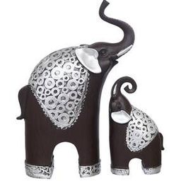 Set Of 2 Elephant Statues Showpieces-19