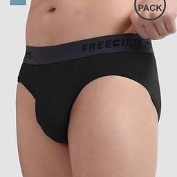 Pack Of 2 Men Logo Print Regular Briefs-picture-53
