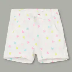 Girls Regular Fit Graphic Print Shorts-image-81
