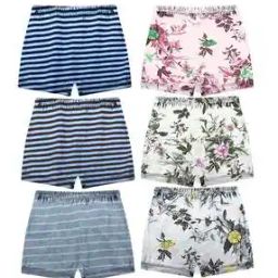 Floral Cotton Bloomers Pack Of 6-image-1