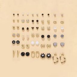 Set Of 30 Gold Plated Studs-image-46