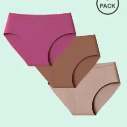 Women Pack of 3 Seamless Hipsters Panties-picture-16