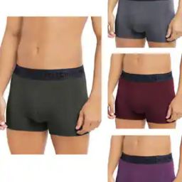 Men Pack of 4 Trunks with Brand-Knit-26