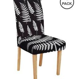 Set of 6 Tropical Print Chair Cover-image-93
