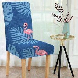 Tropical Print Chair Cover-image-79