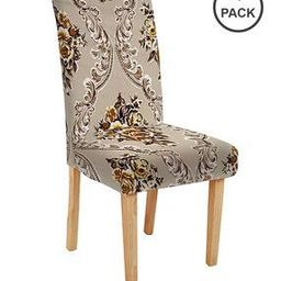 Set of 4 Floral Print Chair Cover-image-65
