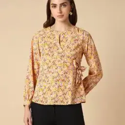 allen solly Women Floral Print Regular Fit Top-picture-47