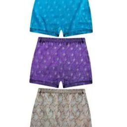 Girls Pack of 3 Printed Boyshorts with Elasticated Waist-picture-22