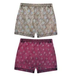 Girls Pack of 2 Printed Boyshorts with Elasticated Waist-picture-19