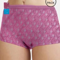 Girls Pack of 3 Printed Boyshorts with Elasticated Waist-image-116