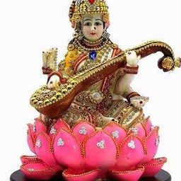 Decorative Lotus Saraswati Idol-53