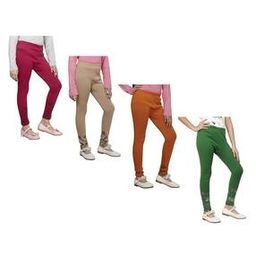 Pack of 4 Girls Floral Print Woolen Leggings-image-111