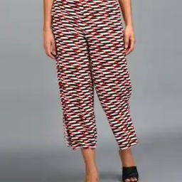 Women Geometric Print Flared Pants-image-39
