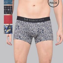 force nxt Pack of 5 Men Abstract Printed Briefs with Elasticated Waist-picture-12