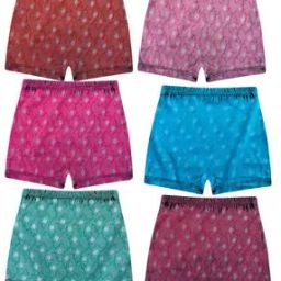 Girls Pack of 6 Printed Cotton Bloomers-44