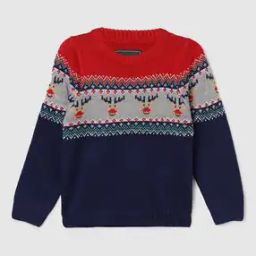Men Round-Neck Printed Sweater-image-29