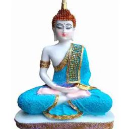 Embellished Meditating Lord Buddha Figurine-image-78