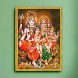 Lord Shiva Parivaar Wall Photo Frame-image-45