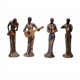 Set of 4 Figurines Playing Musical Instruments-image-80