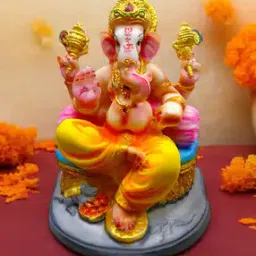 nayra handicrafts Handmade Resin Ganesha Religious Idol-picture-22